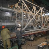 Отгружена дымовая труба в д. Бурмистрово, Новосибирская область