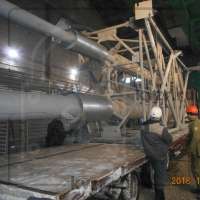 Отгружена дымовая труба в д. Бурмистрово, Новосибирская область