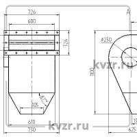 Золоуловитель ЗУ-0,6