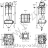 Циклон ЦН 15-900-4СП. Чертеж