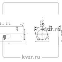 Чертеж парогенератора 700 кг жидкое топливо