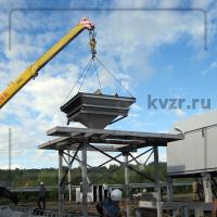 Монтаж бункера золоудаления