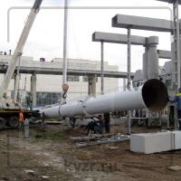 Монтаж дымовой трубы