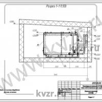 Реконструкция котельной. Разрез 1-1. Л 5