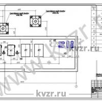 Реконструкция котельной Новосибирской области, г. Болотное. Размещение оборудования. Л 3