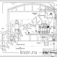 Реконструкция котельной. Разрез 6-6. Л 9